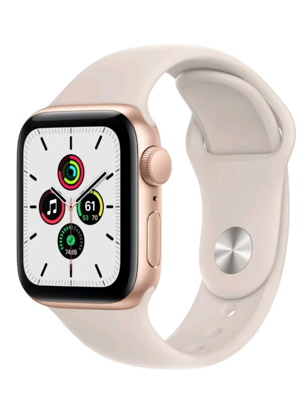 Apple Watch SE (GPS, 40mm) – Gold Aluminum Case + Multiple Bands
